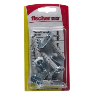 Tasselli Fischer SB 9 K. Prezzo per blister.