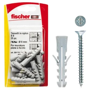 Tasselli Fischer S VK. Prezzo per blister.