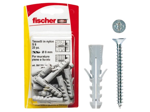 Tasselli Fischer S VK. Prezzo per blister.
