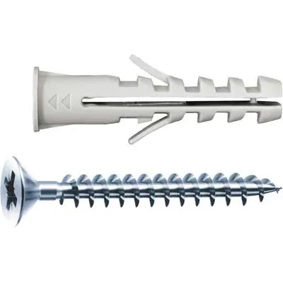 TASSELLO CON VITE AVB-TC C/BORDO Ø 8x40 - vite 5x45 pz. 10. Prezzo per Pezzo.