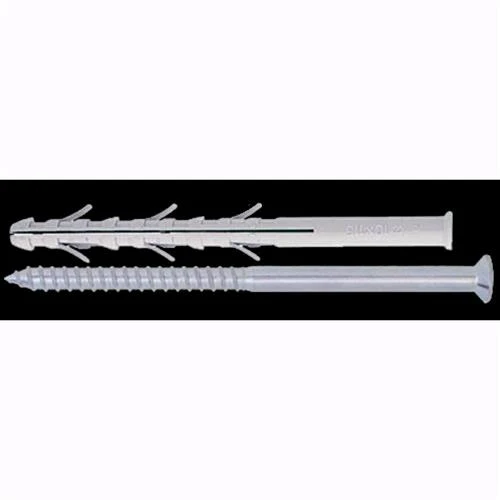 TASSELLO NYLON Prolungato ND 10x115 mm VITE TORX con 3 ALETTE Conf. 50 Pz
