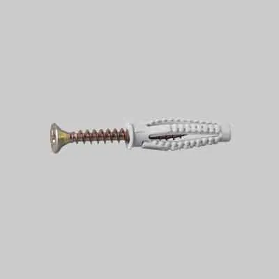 TASSELLO UNIVERSALE NYLON AKIFIX Ø 8x40 mm - Vite screw 5,0x50 mm. Prezzo per Pezzo.