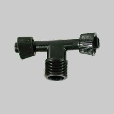 TEE FILETTATA MASCHIO PER ALA G. Ø mm 16x3/4"x16. Prezzo per Pezzo.