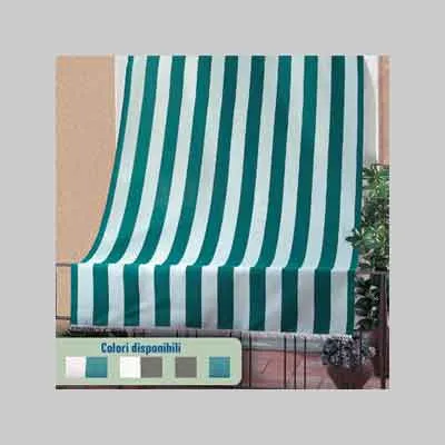 TENDE DA SOLE 'RIO' cm 140x250 - Col. Panna/Verde. Prezzo per Pezzo.