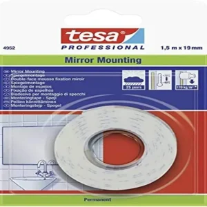 Tesa Tape 04952 – 00003 – 05 – Nastro Adh 19 mmx 1.5 mt D/Cara specchi esp. PU BL tesatape