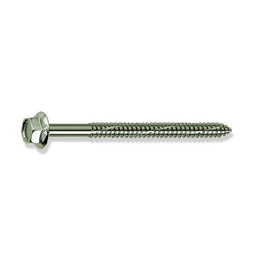 Tirafondo Autofilettante Per Ferro '592' Mm 6,3 X 130 Conf. 100 Pz