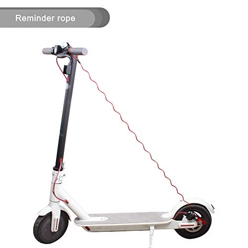 TOMALL Freno Disco Rosso Blocco antifurto Filo di Acciaio per M365 Ruote per Bicicletta Moto Armadietto con promemoria Corda