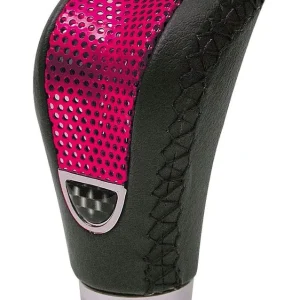 TOP SHOP Bottari 17406 Speed Power Pomello Leva Cambio per Auto Universale Colore Nero Con Inserto Rosso