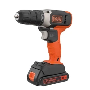 Trapano Avvitatore Batteria Black+Decker Modello BCD001C1-QW 18V 1,5AH Con Luce Led