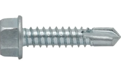 Vite autoperforante, Testa ESAGONALE FLANGIATA DIN 7504-K VITE AP TFE Z.B. 6,3x120 - SFUSO