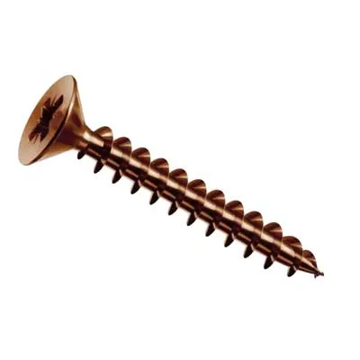 VITI TRUCIOLARI TSP BRONZATE mm 6.0x40 pz. 20. Prezzo per Pezzo.