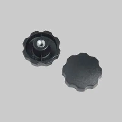 VOLANTINO CON BUSSOLA FERRO FILETTATA Ø mm 40 - M. 6. Prezzo per Pezzo.