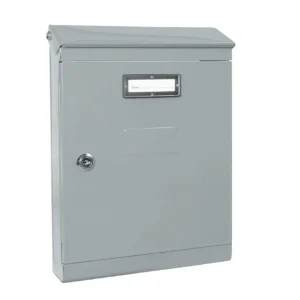 Vulcania 2500EV6GR Cassetta Postale Acciaio, Grigio