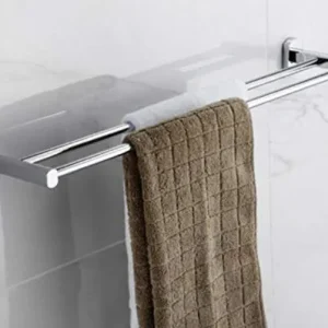 WANDOM Bagno Portasciugamani Bastone Doppio Bagno Accessori Portasciugamani Portasciugamani Creativi Portasciugamani