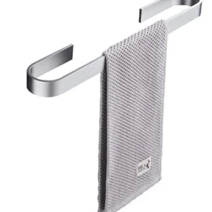 WANDOM Portasciugamani Bagno Punzonatura Singola Barra Bagno Portasciugamani Asta Appendiabiti Portasciugamani Creativo Ap...