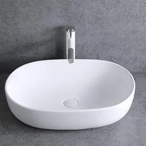 1 lavabo ceramica ovale piccolo lavabo lavabo ceramica lavabo bagno 49 x 35 cm. warenplus