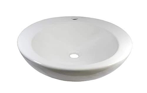 1 x lavabo ceramica rotondo grande lavabo ceramica 46 x 46 x 13,5 cm warenplus