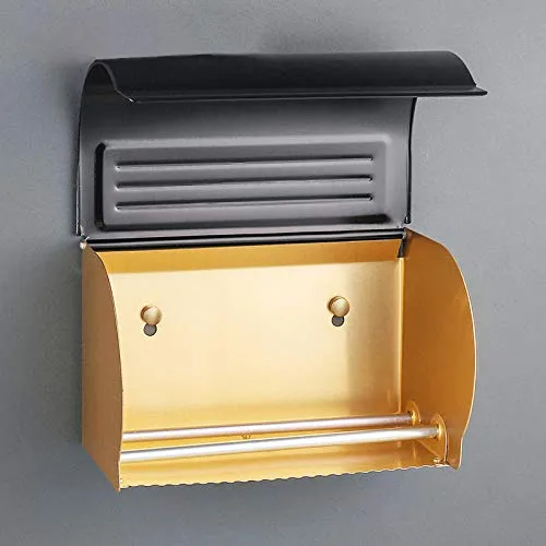 Porta Asciugamano,montaggio semplice，Portasciugamani senza punzonatura set portasciugamani oro nero portasciugamani access...