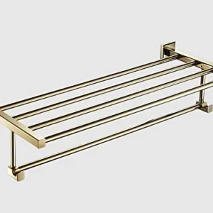 Portasciugamani,Portasciugamani da bagno completo di rame nero oro portasciugamani senza perforazione creativa portasciuga...