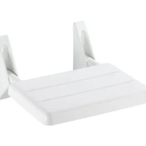 WENKO 17937100 Secura, Sedile per Doccia Pieghevole plastica, Bianco, 32 x 19 x 36 cm