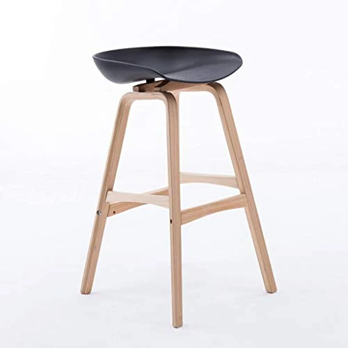 WGEMXC Sedia, Sedia da Ufficio Casa, Sgabello Sgabelli Alti Materiale Pp Legno Massello, Poltrone da Bar, Sgabelli da Bar...