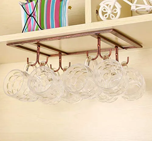 WLABCD Cremagliera Del Vino Casa Home Red Holder Vino Glass Rack Ristorante Bar S, Supporto Tazza Appeso Armadio Vino Capo...