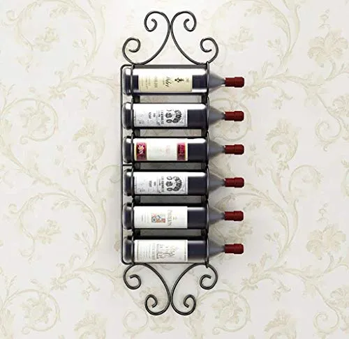 WLABCD Cremagliera per Vino Home Home Red Holder Vino Glass Rack Ristorante S, Appendiabiti Appeso Hanger Home Bar Fashion...