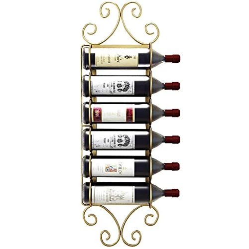 WLABCD Cremagliera per Vino Home Home Red Holder Vino Glass Rack Ristorante S, Appendiabiti Appeso Hanger Home Bar Fashion...