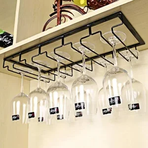 WLABCD Cremagliera per Vino Home Red Holder S, Ferro Appeso Impianti Di Vino Rack Bar, Ristorante, Decorazione Della Cucin...