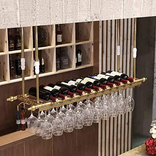 WLABCD Portabocchio per Vino Home Red Holder Ristorante S, Portabicchieri Di Vino Padre Sottosopra Casa Domestico Decorazi...