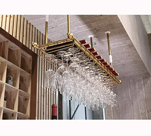 WLABCD Portabocchio per Vino Home Red Holder Ristorante S, Portabicchieri Di Vino Padre Sottosopra Casa Domestico Decorazi...