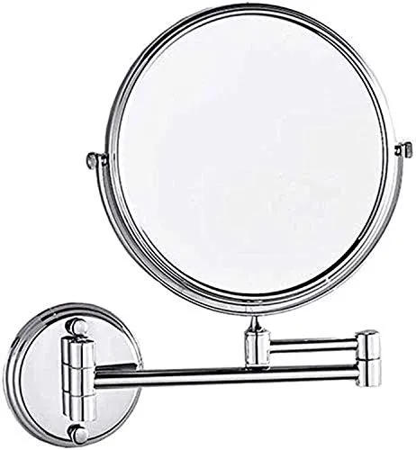 WQERLC Specchio Parete, Specchio Di Bellezza per il Bagno - Specchio da Parete per Bagno Dell'Hotel - Doppio Specchio Ingr...