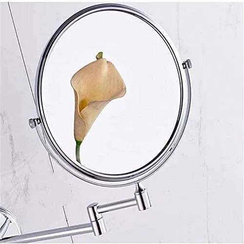 WQERLC Specchio Parete, Specchio Di Bellezza per il Bagno - Specchio da Parete per Bagno Dell'Hotel - Doppio Specchio Ingr...