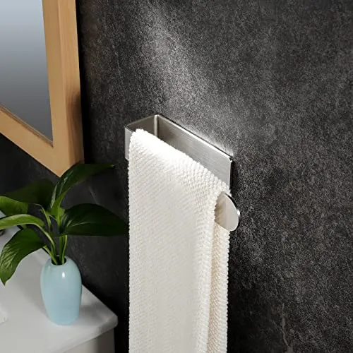 YIGII Portasciugamani Adesivo - Anello Porta Asciugamani Acciaio Inox Porta Salviette per Bagno e Cucina