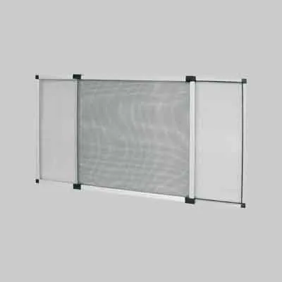 ZANZARIERA PANNELLO ESTENSIBILE 'IDEAL STAR' cm 70x100 - col. Argento. Prezzo per Pezzo.