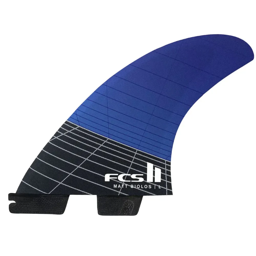 FCS II MB PC Carbon Tri Finne Retail Blu - Derive da Surf