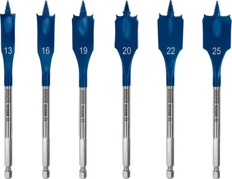 Bosch EXPERT SelfCut Speed Set di Mecchie spada 13 / 25 mm - 6 pz. ( 2608900333 ) per legno Bosch Professional