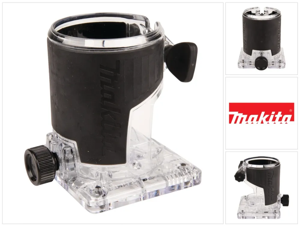 Modulo per fresa per bordi Makita 6 / 8 mm per frese multifunzione DRT50/RT0700C ( 199089-4 ) trasparente