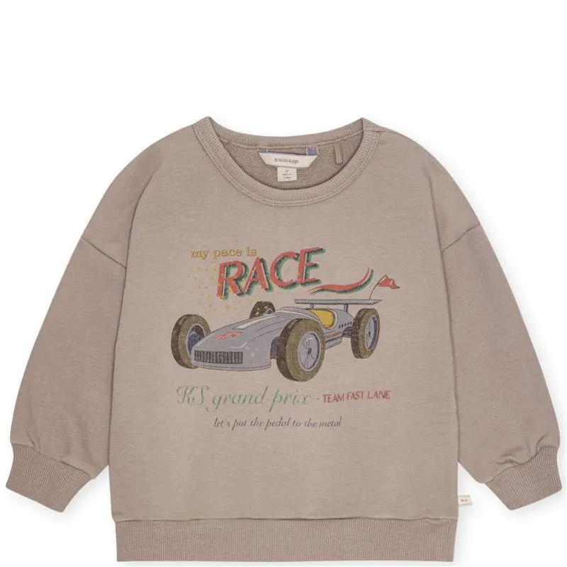 Bottone Pressione Anticorrosione Konges Sløjd Lou Felpa - OCS - Oxford Tan