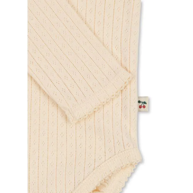 Bottone Pressione Anticorrosione Konges Sløjd Minnie Body - GOTS - Crema di burro