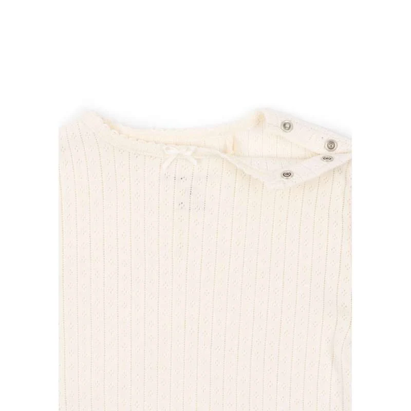 Bottone Pressione Incastro Konges Sløjd Minnie Body - GOTS - Bianco Antico