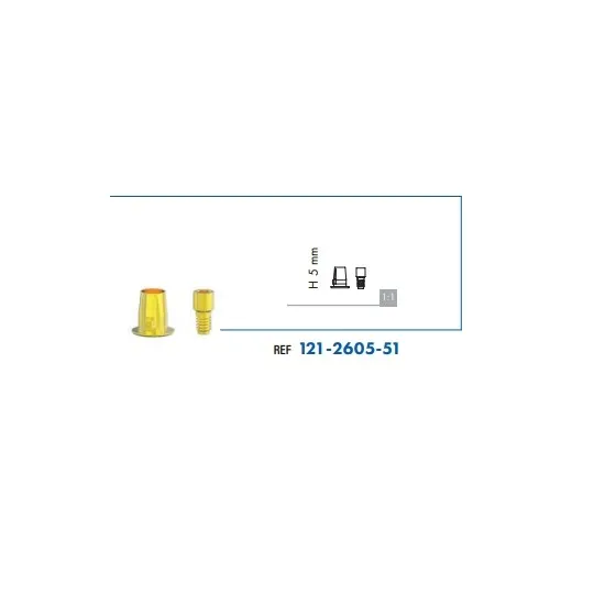 Bottone Pressione Incastro Moncone Ti-Base Per Exaconnect