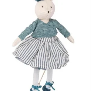 Bottone Pressione Leva Bambola topolina Charlotte, La petite ècole de danse - Moulin Roty