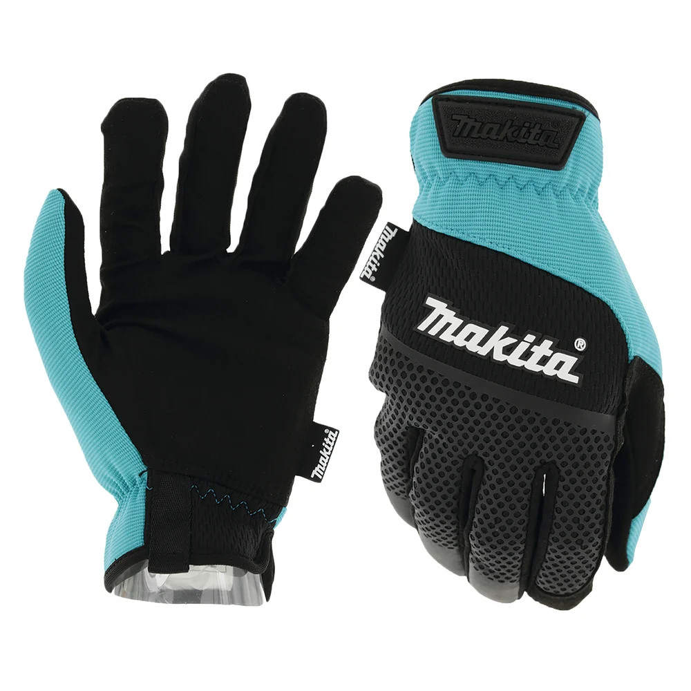 Bottone Pressione Leva Guanti MAKITA da lavoro polsino aperto TAGLIA L - P-84660