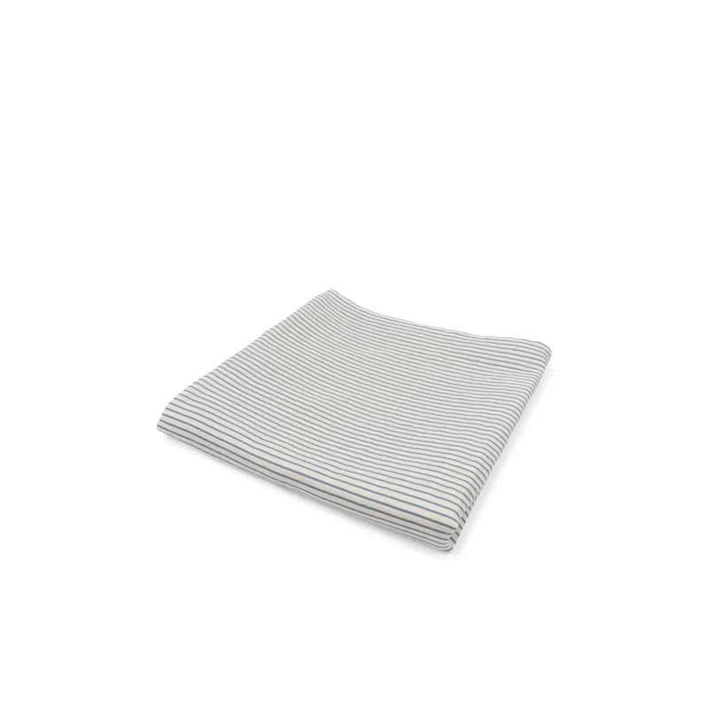 Bottone Pressione per Tessuti Spessi Konges Sløjd Muslin Svøb - Stor - GOTS - Stripe Bluie