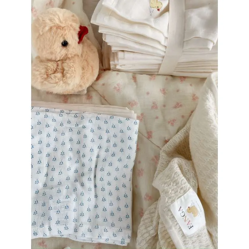 Certificato CE Fanga Fontana Bellini Muslin Stofbleer - 3-pak - GOTS - Punto Blu
