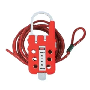 Galvanized Di acciaio Lockout Hasp Red PSL-MLDT