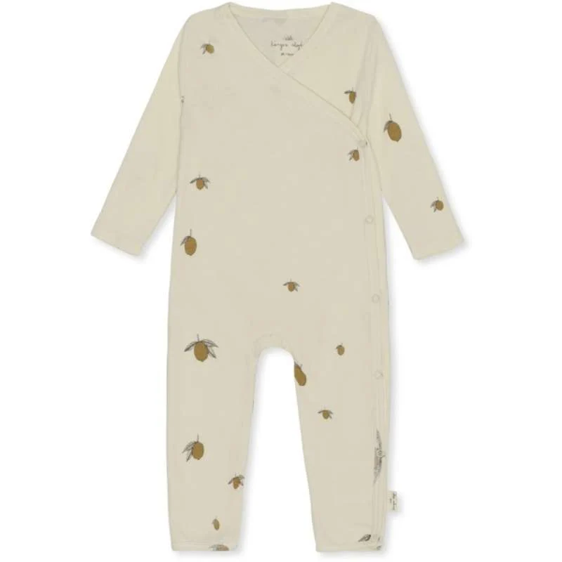 Konges Sløjd Body Neonato GOTS - LIMONE con Rivestimento Nylon