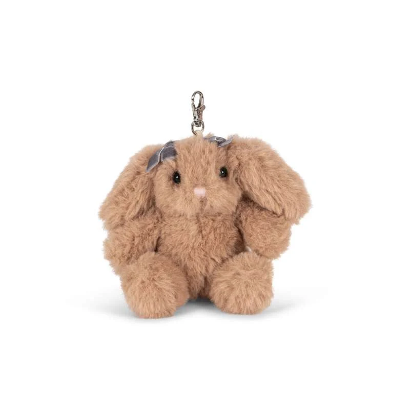 Konges Sløjd Charm til Taske - Brown Bunny con Anello di Rinforzo