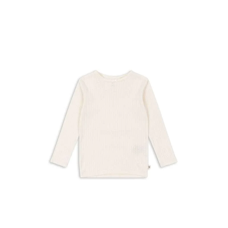 Konges Sløjd Minnie Blusa - GOTS - Bianco Antico Resistente agli UV | Impermeabile